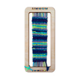 Completed bookmark on loom