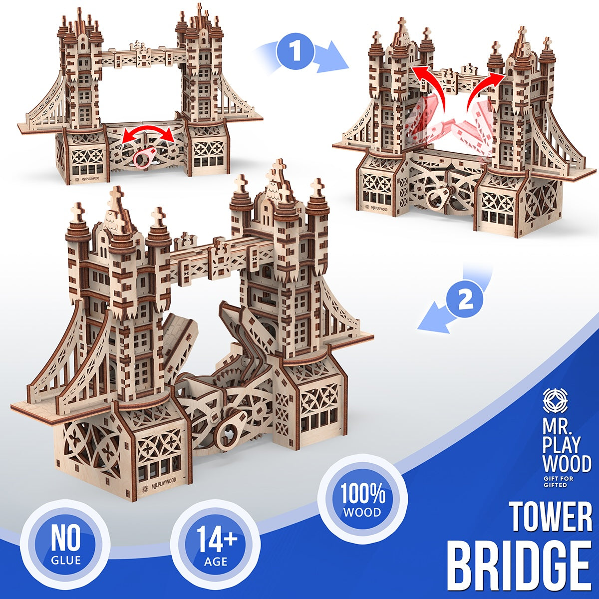 mr playwood towerbridge mechanism display