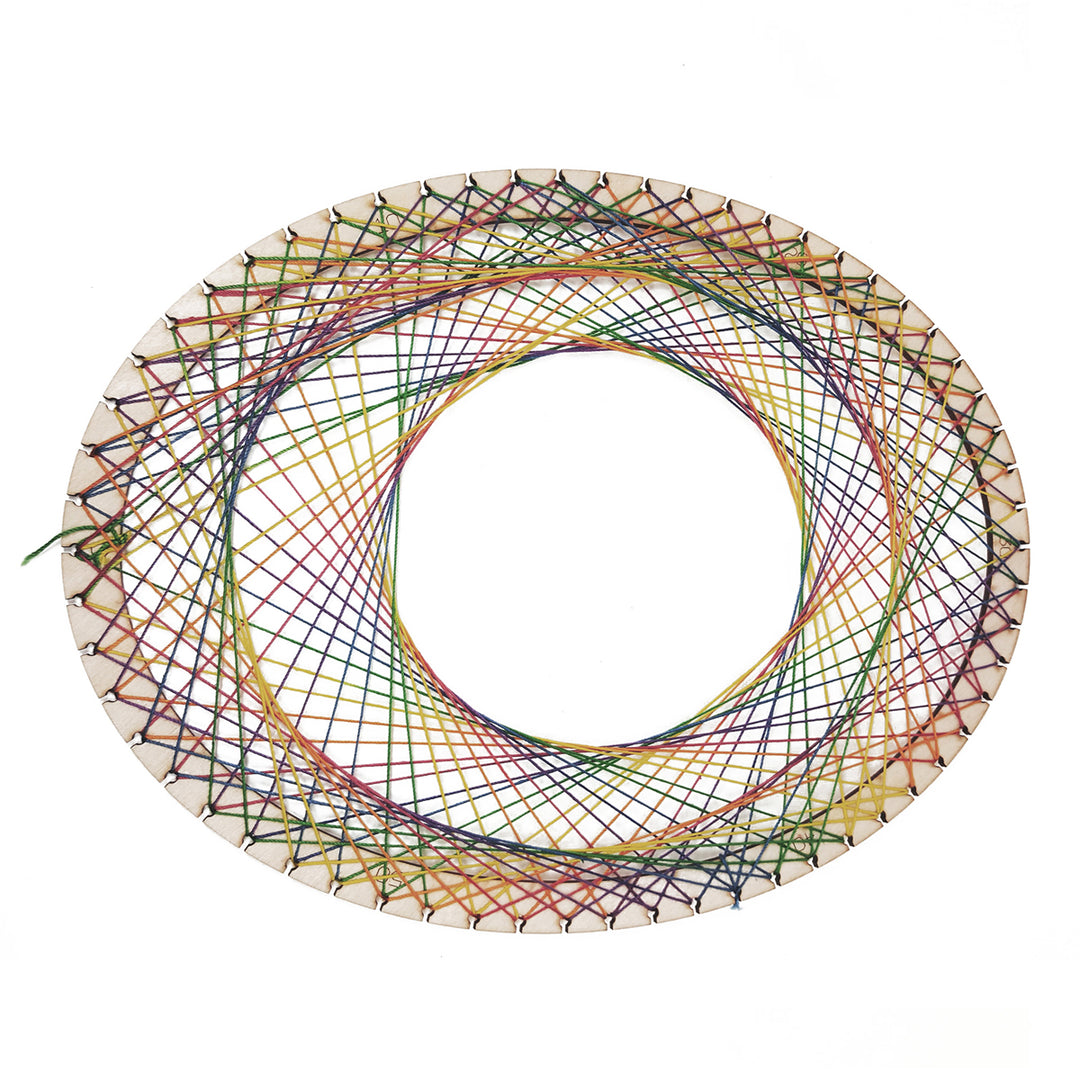 Hoop String Designs 5 Elliptical Hoops String Art Kit – scienceSeeds