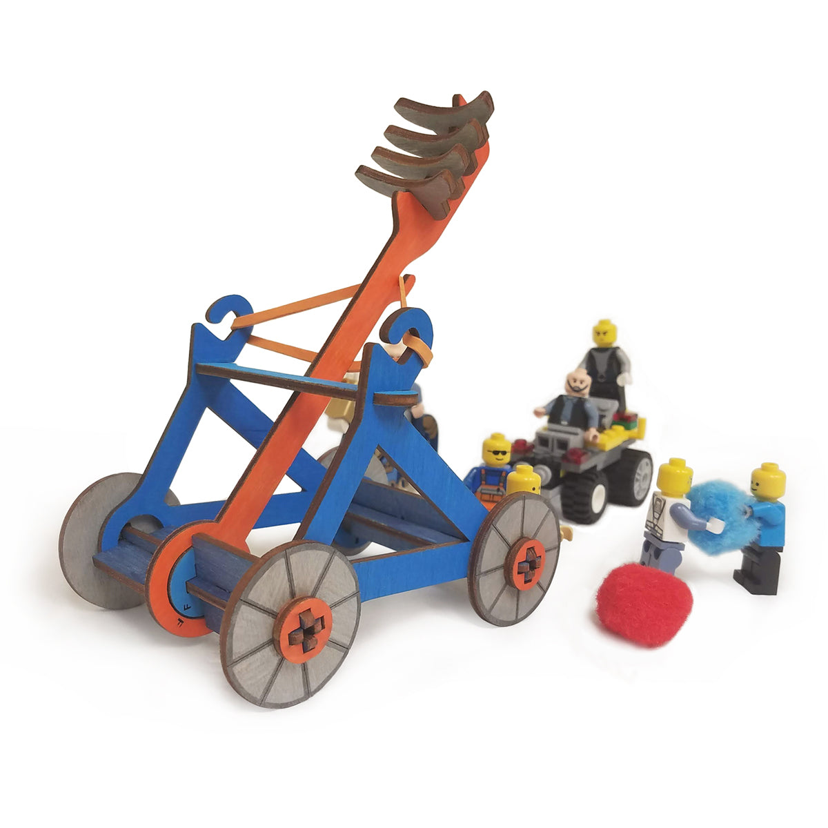 catapult 1 with lego figures for scale