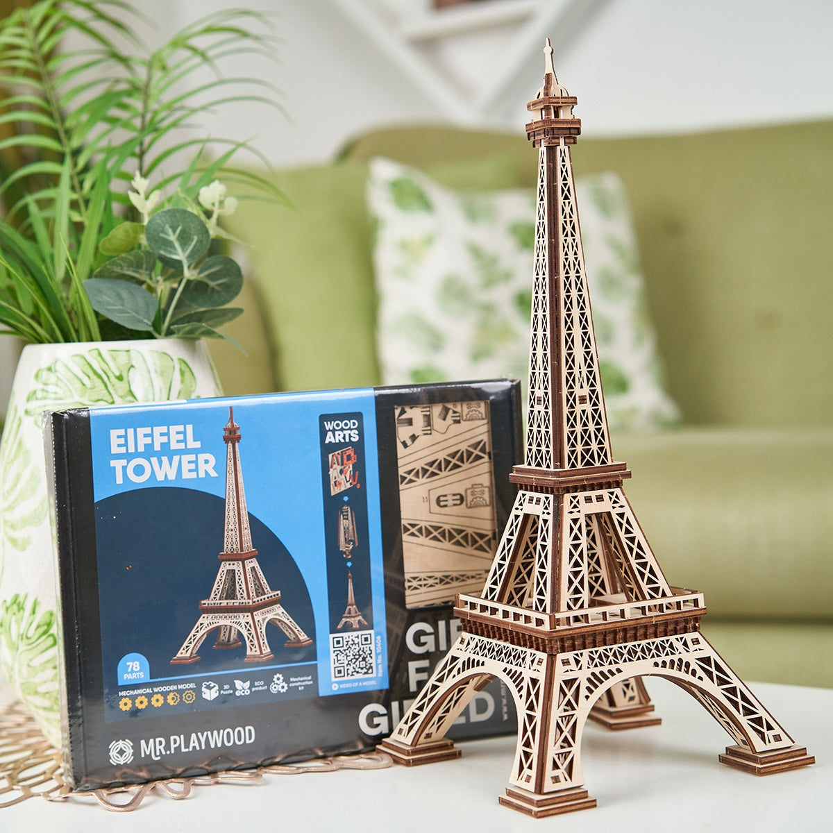 Tower Model Kit Mr Playwood Paris Eiffel Tower Model DIY Kit – scienceSeeds